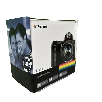 Polaroid iE6035 18MP 60x Optical Zoom Digital Camera , Black - USED - Image 1 of 4