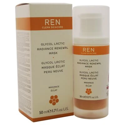 REN Clean Skincare Glycol Lactic Radiance Renewal Mask, 1.7 Fl Oz - Image 1 of 4