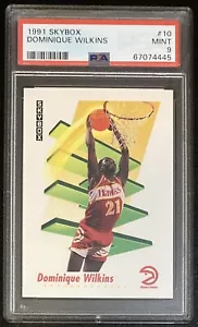 1991 SkyBox Dominique Wilkins #10 PSA 9 - Bild 1 von 1