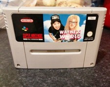 Nintendo Snes: WAYNES WORLD - Tested And Cleaned - WORKING - Freepostage 