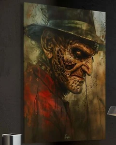 Freddy Krueger Leinwandbild Elm Street Horror Klassiker Kino Film Nightmare - Bild 1 von 7
