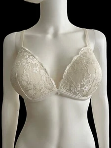 NWT Yamamay Women's Bra Lingerie Intimate Cream Size 38 - Picture 1 of 5