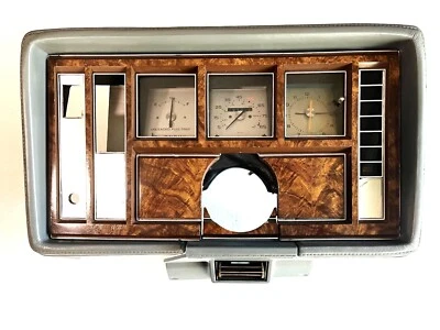OEM 1981-83 BUICK REGAL INSTRUMENT CLUSTER WITH WOODGRAIN  BEZEL & SURROUND - Image 1 of 4