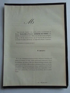 VICTOIRE MARIE FRANCOISE LEFEBURE DE FOURCY née PEIRON 1864 - Picture 1 of 1