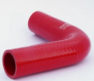 90 gradi, gomito in silicone, ID 65 mm tubo in silicone curva tubo turbo LLK - ROSSO - Foto 1 di 6