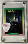  Motley Crue Mick Mars red on white guitar pick / 90’s trading card #91 display!
