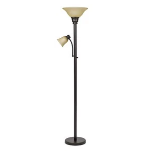 Catalina Lighting 18223-002 Transitional Uplight Floor Lamp with Reading Ligh... - Picture 1 of 11