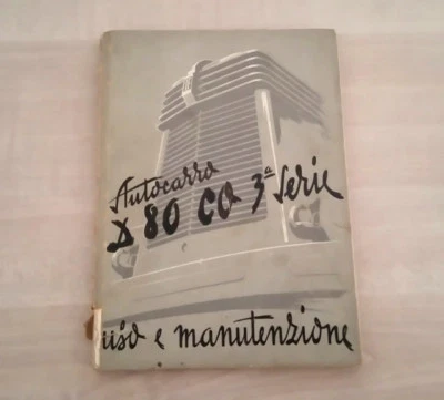 Autocarro Isotta Fraschini D80 CO Libretto Manuale Uso e Manutenzione 1947 ITA - Immagine 1 di 4