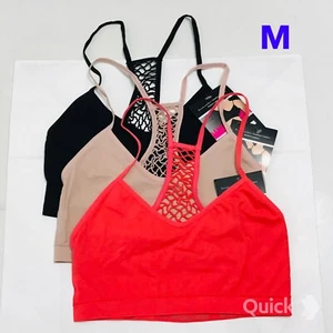 NWT 3 pcs Wireless Sports Bralettes - Picture 1 of 12