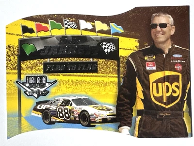 HOF'er DALE JARRETT 2005 Wheels High Gear FLAG TO FLAG INSERT Card #FF 8/27 - Image 1 of 2