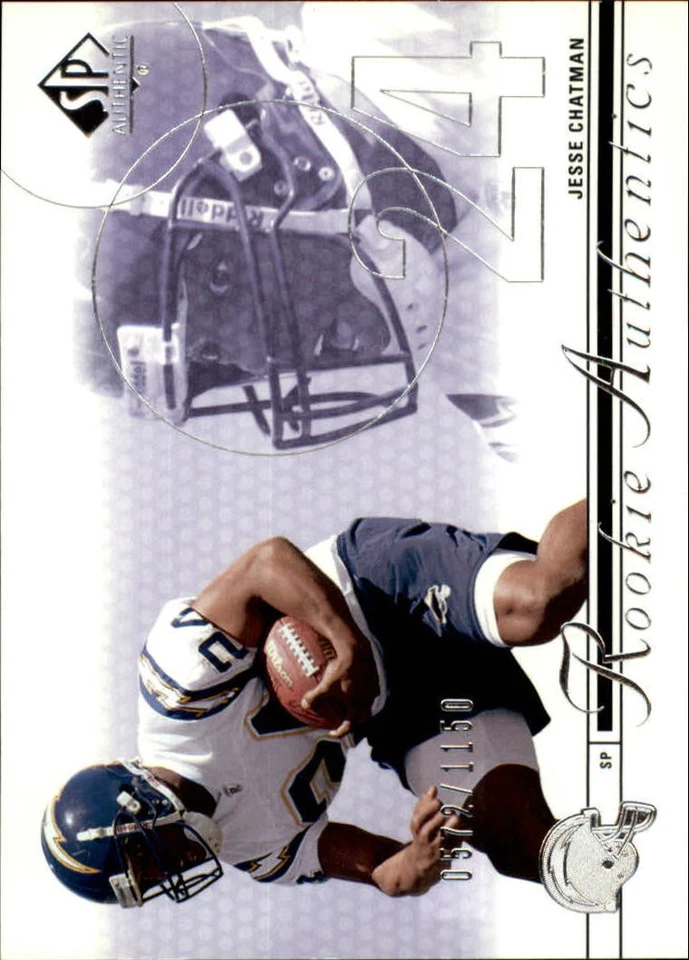 A4181- 2002 SP Authentic #171 Jesse Chatman RC /1150 (SAMPLE PICTURE) - Image 1 of 2