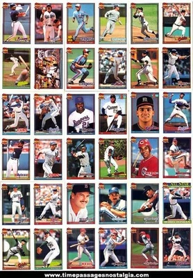 1991 Topps Baseball Cards - #201-#400 Pick Your Player (Dropdown List) - Image 1 of 4