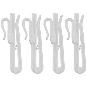 AYLIFU 30 PCS Adjustable Curtain Hooks Plastic Curtain Pleat Hooks for Curtai... - Picture 1 of 5