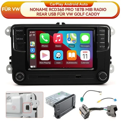 NONAME 6.5" CarPlay Android Auto RCD360 PRO RCD330 Autoradio Für VW Golf Caddy - Bild 1 von 4