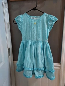 VESTIDO WOLF Azul Ss para Niña BIEN VESTIDO Talla 7 Forrado Buen Estado 😊 ENVÍO RÁPIDO 😊 - Imagen 1 de 8