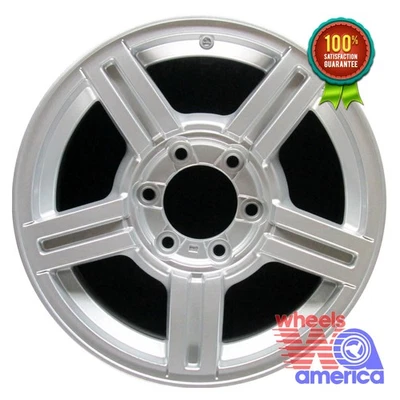 Wheel Rim Chevrolet GMC Canyon Colorado 17 2001-2008 9593983 OEM Silver OE 5184 - Image 1 of 4