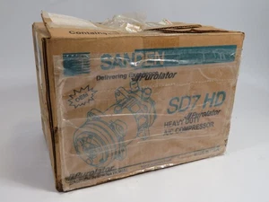 Sanden 5313 Compressor 4487 Model 7H15SHD Ear Mount 24V PV8 130mm Pulley ! NEW ! - Picture 1 of 4
