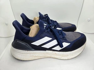 Adidas Ultraboost 5x Shoes Men's 9.5 Navy Blue Running Athletic Workout Sneakers - Picture 1 of 8