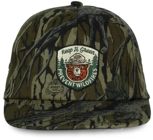 Smokey Bear "KEEP IT GREEN - PREVENT WILDFIRES" Original-Treestand Cap for Men - Picture 1 of 4