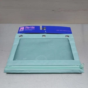 Up&up Mesh Binder Pencil Pouch Teal - Picture 1 of 7
