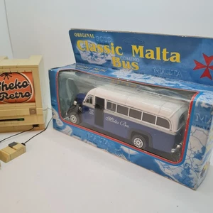 Original Classic Malta Bus - Rare Blue & White Variant (Unopened) - Foto 1 di 9