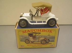 Matchbox Models of Yesteryear Y-4 1909 Opel Coupe made in England EX-NMIB - Picture 1 of 11