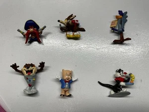 Lot 2.5" Road Runner, Porky Pig, Tax Tweety Figure 1990 Looney Tunes Applause 6 - Imagen 1 de 7