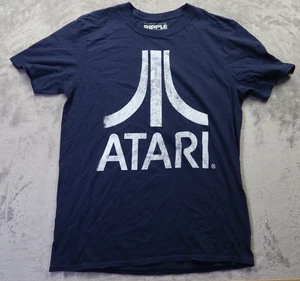 ATARI T-Shirt Herren Gr. S Ripple Junction Vintage 80er Style blau weiß Logo - Bild 1 von 7