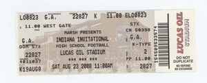 Lucas Oil Stadium 1er Evento Juego 23/08 Indiana Invitational Colts - Imagen 1 de 1