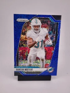 Raheem Mostert SP/96 BLUE SPARKLE PRIZM 2024 Panini Prizm NFL Miami Dolphins - Imagen 1 de 2