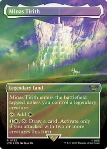 MTG MINAS TIRITH SURGE FOIL BORDERLESS The Lord of the Rings NM - Bild 1 von 1