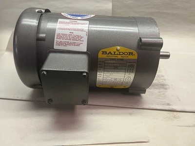 BALDOR,VM3538,C FACE MOTOR 1/2HP 1725RPM 3PH 56C - Image 1 of 4