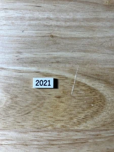 Lego 3069 Azulejo Blanco Grabado Y Pintado 2021 Negro Ladrillo Personalizado - Imagen 1 de 2