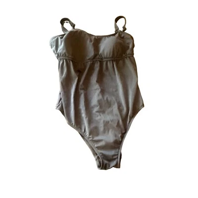 Traje de baño de maternidad Prego negro talla de una pieza grande correas ajustables Foto 1 de 4