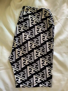 Lularoe TC Leggings Cute Unicorns Black Grey & Off White Color New - Picture 1 of 3