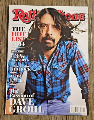 DAVE GROHL Magazine Rolling Stone 2014 USA Edition Foo Fighters - NO LABEL - Image 1 of 4