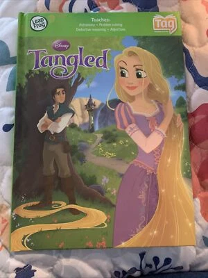 Tangled Read on Your Own Leap Reader Tag Book Disney Hardcover Interactive - Image 1 of 2