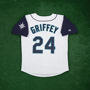 Ken Griffey Jr. 1999 Seattle Mariners Alternate Men's Cooperstown Jersey - Picture 1 of 8