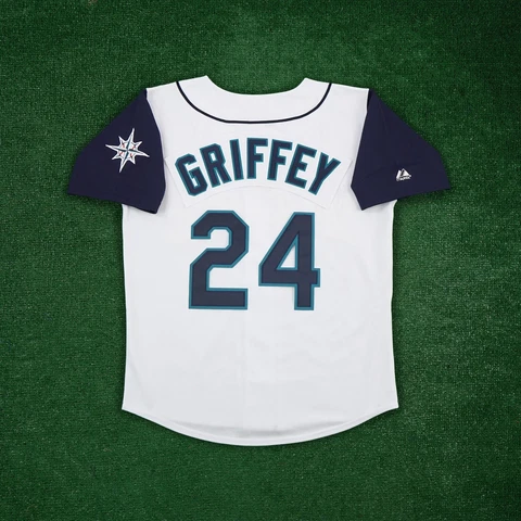 Ken Griffey Jr. 1999 Seattle Mariners Alternate Men's Cooperstown Jersey Cover