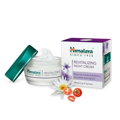 Himalaya Revitalizing Night Cream Restores Moisture Balance 50g FREE SHIPPING - Image 1 of 4