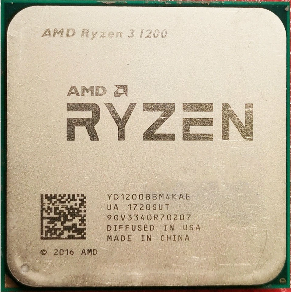 AMD Ryzen 3 1200 R3-1200 3.1GHz 4Core 3400MHz Socket AM4 CPU Processor - Image 1 of 1