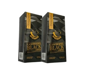 2 Scatole eGano Premium Ganoderma Caffè Nero Con Ganoderma Lucidum (60 Bustine) - Foto 1 di 8