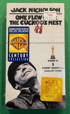 One Flew Over The Cuckoo’s Nest VHS Factory Sealed Best Picture 1997 Warner Bros - Image 1 of 3