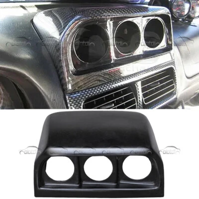 FRP For 1997-2000 Subaru Impreza GC8 Style Triple Dashboard Gauge Pod Parts - Image 1 of 4