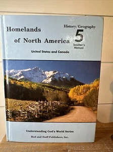 Rod And Staff 5th Grade History/Geography Teacher Manual Like NEW - Picture 1 of 9