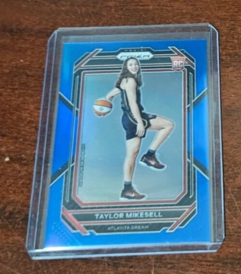 2023-24 Panini Prizm WNBA Blue #145 Taylor Mikesell RC 123/175 Atlanta Dream - Image 1 of 2