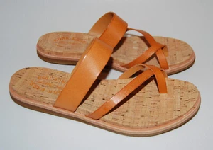 Neu im Karton Kork-Ease Belinda flache bequeme Damen-Ledersandale hellorange Größe 9 - Bild 1 von 12
