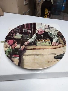 Placa Norman Rockwell "Su primer lápiz" 2001 - Imagen 1 de 5