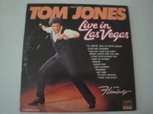 Tom Jones: Live in Las Vegas VINYL LP ALBUM 1969 PARROT RECORDS - Picture 1 of 2