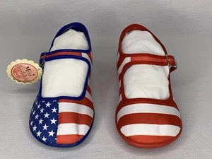 Hot Chocolate Design 04’ Mini Chocolatica's Kids 4th Of July Size 32 Shoes P73 - Picture 1 of 18
